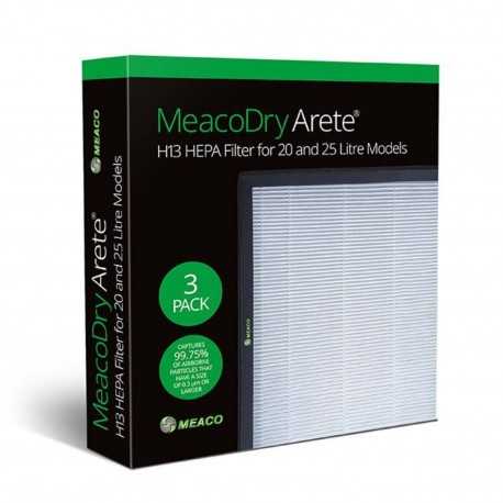Meaco Arete® H13 HEPA-Filter (3er Pack) für 20L/25L