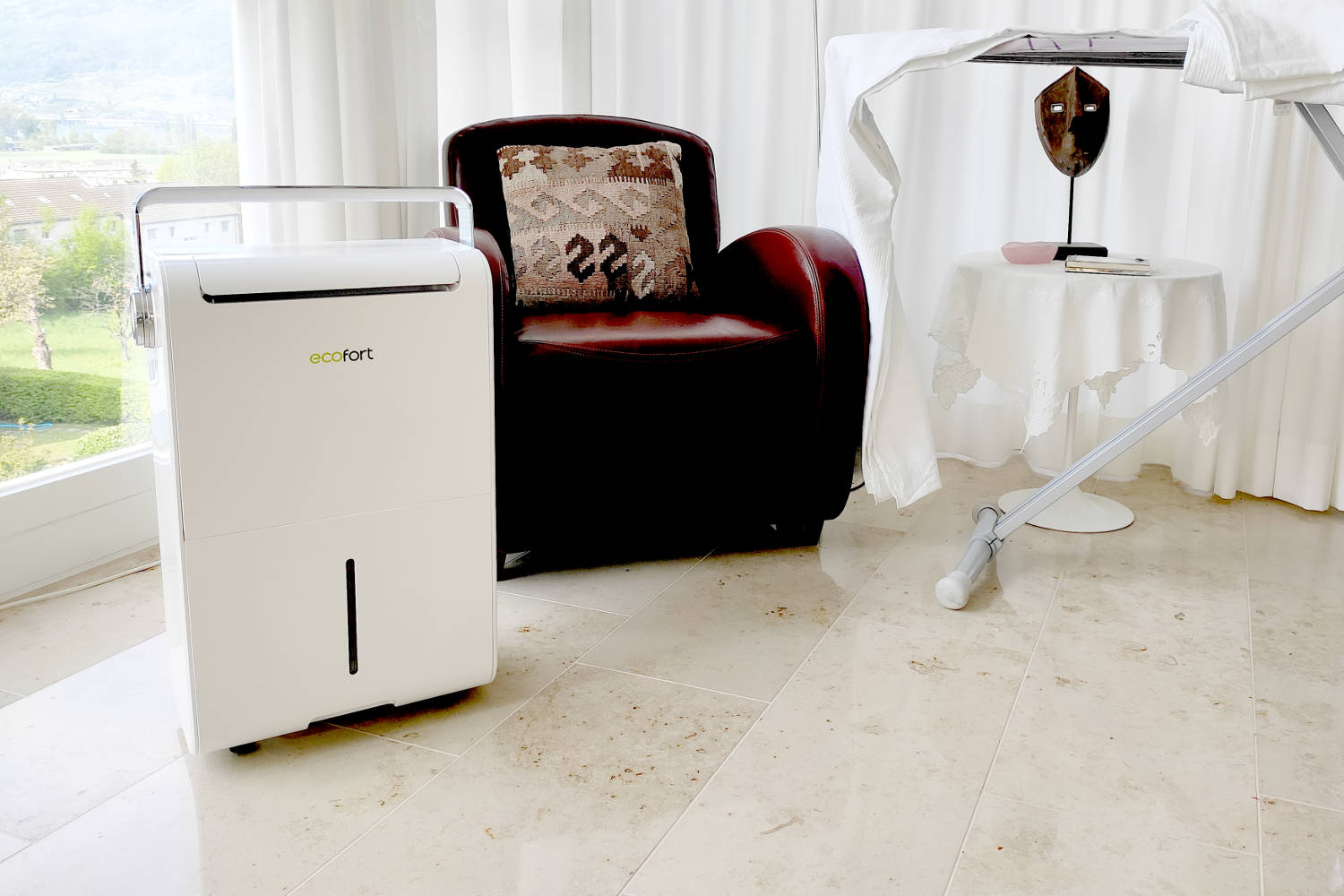 ecoQ DryAir 30L Energy Saver für schnelle Trocknung der Wäsche in der Wohnung