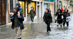 Hochwasser in Venedig 2008